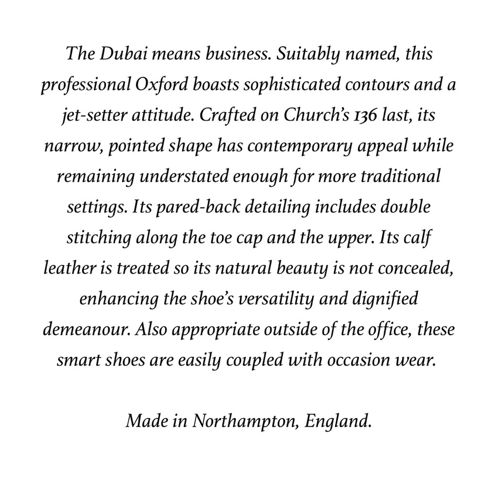 NWOT Church’s Dubai calf leather oxford black - Picture 12 of 14